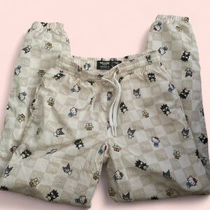 Forever 21 Cream patterned Hello Kitty & Friends Track Pants
